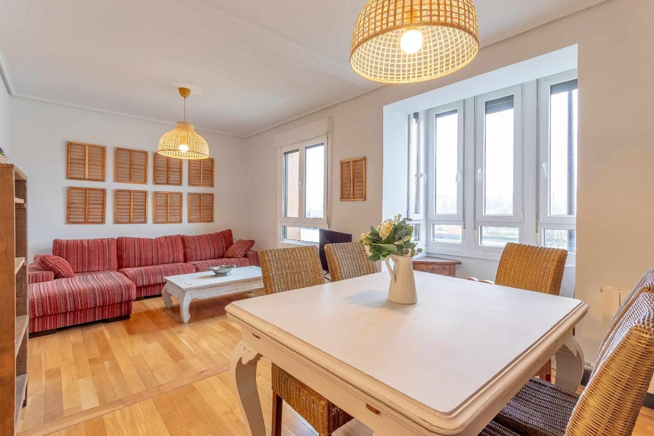 Apartamento Kuia Con Vistas Frontales A La Ria De Bilbao Cerca Del Metro Erandio Dış mekan fotoğraf